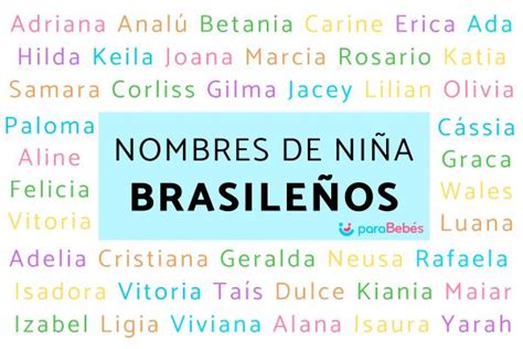 nombre de niñas brasileños